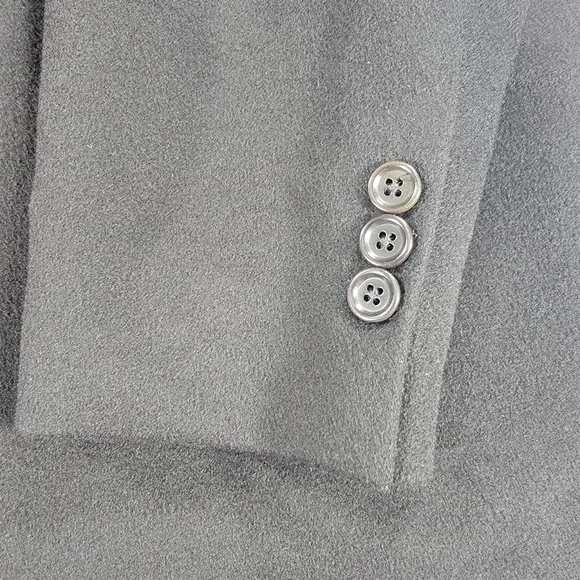 Loro Piana Saks Fifth Avenue Blazer 46L Black 100% Cashmere Sport Coat Jacket